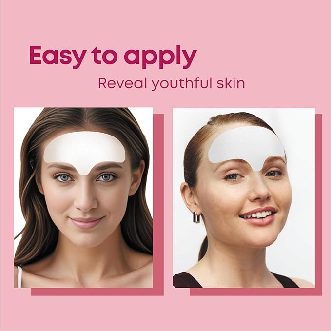 Forehead Wrinkle Patches | Anti-Wrinkle Facial Patches for Fine Lines | Overnight Wrinkle Filler & Deep Line Treatment | Disposable Face Tape for a Youthful, Firmer, and Smoother Appearance | 20 Count