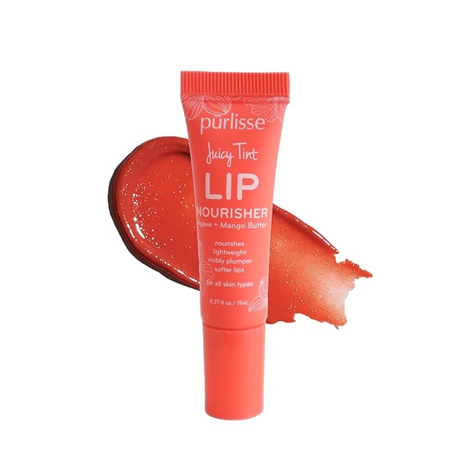 Purlisse Juicy Tint Lip Nourisher - Tinted Lip Moisturizer (Sunset Shine)