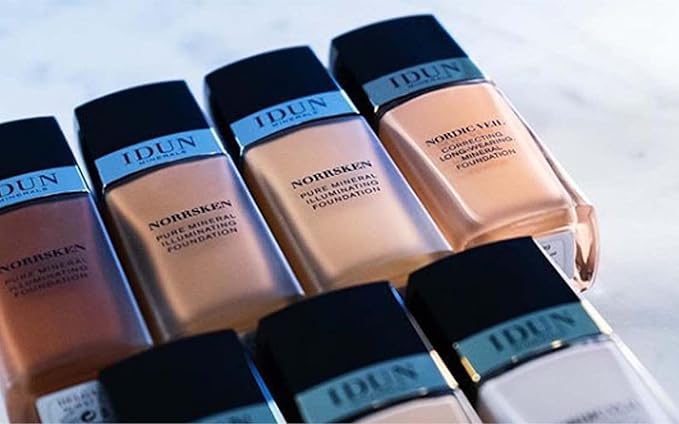 Liquid Norrsken Foundation - Silky Smooth Coverage - Luminous, Dewy Finish for Dry and Dull Skin - Water Resistant and Vegan Makeup - 206 Freja - Warm Light - 1.01 oz (Pack of 2)