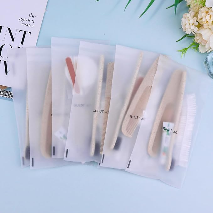 Hygiene Kit, Hygiene Kit Bulk, Travel Hygiene Kit With Toothbrush, Toothpaste, Care Package, Comb, Shower Cap, Individually Packed, Suitable For Hotel, Home, Camping, Travel (30-PACK)