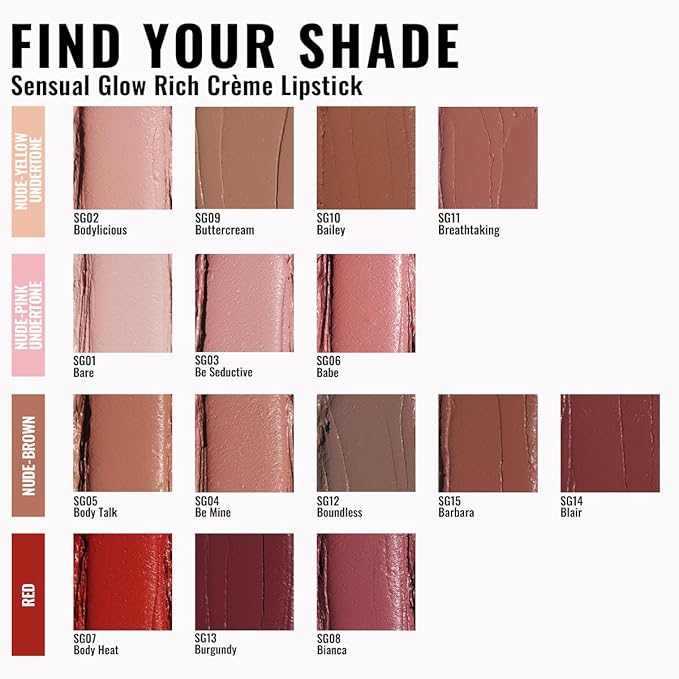 Oulac Red Lipsticks for Women, Deep Red Matte Lipstick, Full Coverage Lip Color, Satin Matte Finish, Cream Texture, Hydrating, Infused with Hyaluronic Acid, Vegan & Clean Beauty 4g SG07 Body Heat