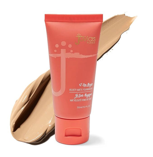 Juvia's Place I Am Magic Velvety Matte Liquid Foundation 650 - Alexandria - Light w/Neutral Undertone, Makeup Foundation Full Coverage, Lightweight, Long Wear, Velvety Matte Finish