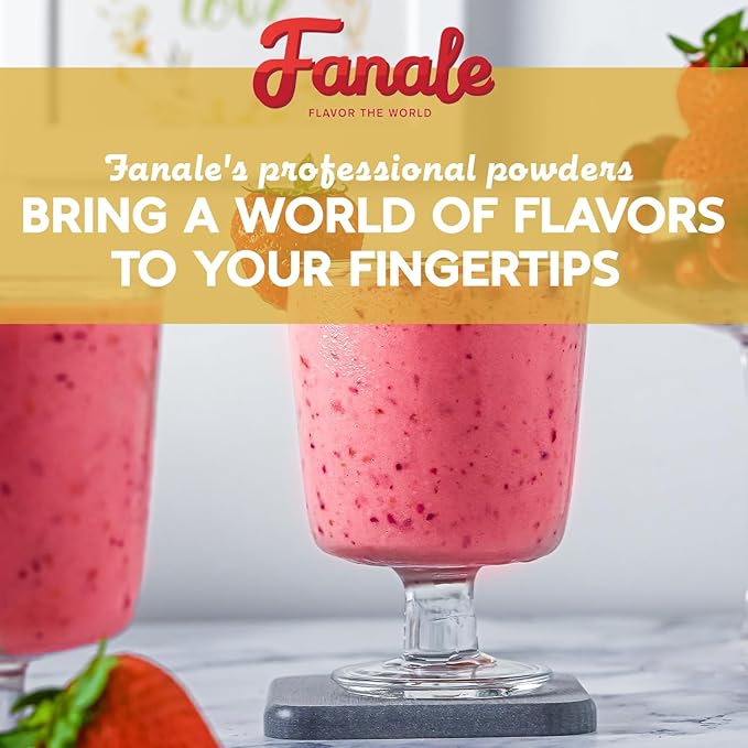 Fanale Premium Strawberry Bubble Tea Flavoring Powder | Perfect for Baking, Smoothies, Desserts and Drinks | Instant Flavoring Powder for Boba Milk Tea - 2.2 Pounds (Pack of 1)