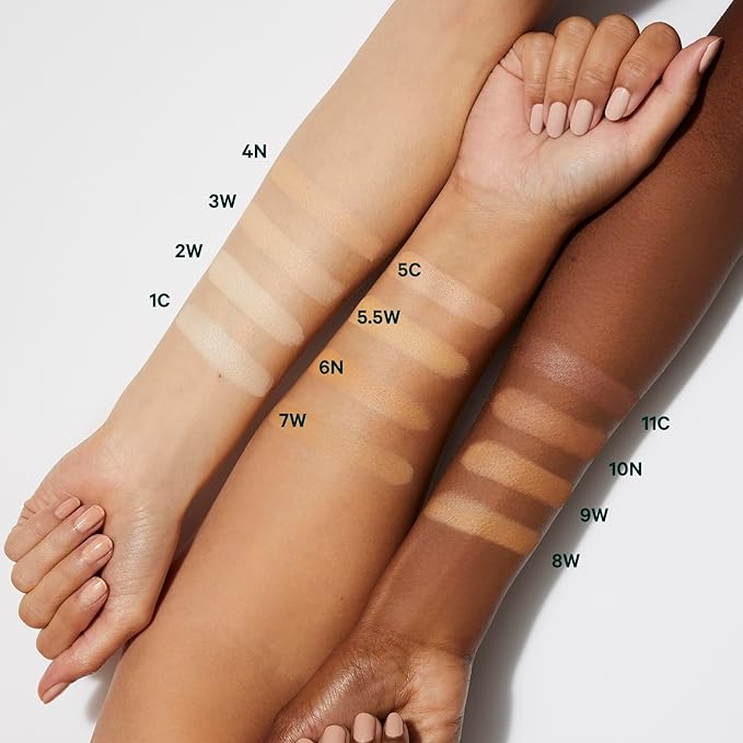 Well People Bio Powder Foundation, Lightweight & Hydrating Foundation For Perfecting & Smoothing Skin, Semi-Matte Finish, Vegan & Cruelty-free, 2W