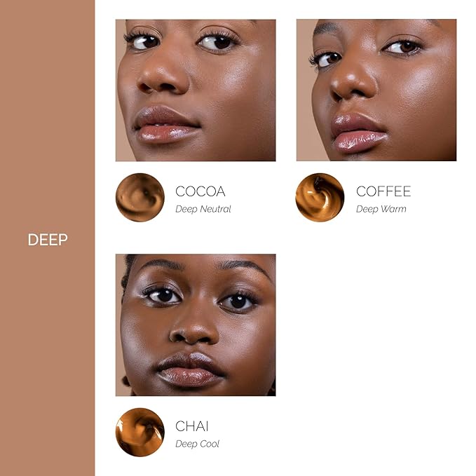OFIR Skin Satin Medium Coverage Foundation | Buildable, Non-Creasing Finish | Vegan, Cruelty-Free, Paraben-Free Makeup | Blue Light Protection | 1 FL OZ (Cinnamon - Medium Deep Cool)