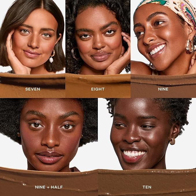 Saie Slip Tint Tinted Moisturizer with SPF 35 - Light Coverage, Glowy Skin Tint & Mineral Sunscreen for Face with Hydrating Hyaluronic Acid - Summer Makeup Essential - Shade Nine + Half (1.35 oz)