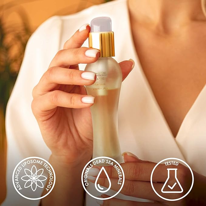 Premier Dead Sea Classic Eye Serum, Hypoallergenic, Age defying, Helps minimize wrinkles, Dark circles, Sagging skin, Reduce bags, with vitamins A & E 1.2 fl.oz