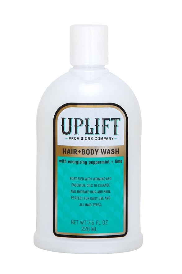 Uplift’s Luxury Shave Set for All: Pamper Yourself with Our Sulfate-Free Hair & Body Wash and Plant-Infused Shave Gel, Complete with a Handmade Wooden Razor for the Perfect Shave