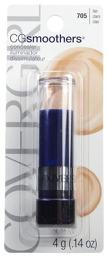 CoverGirl Smoothers Concealer, Fair [705], 0.14 oz (Pack of 2)