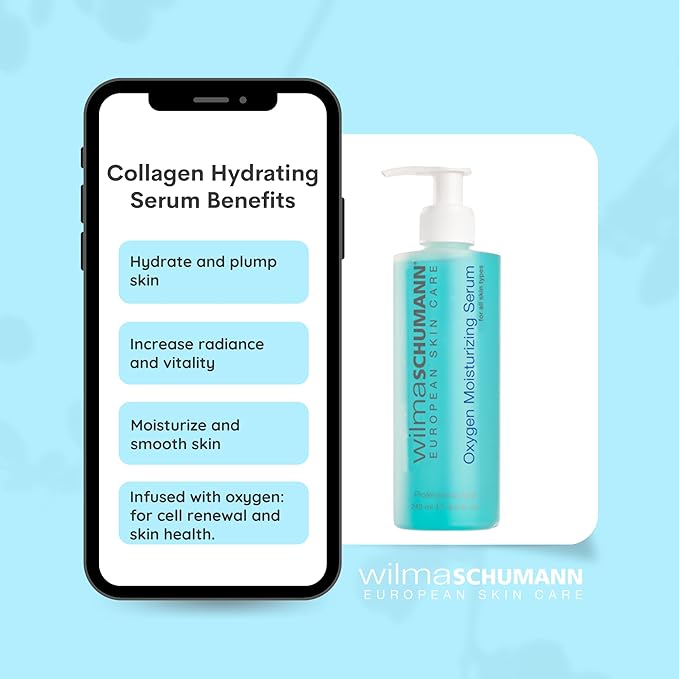 Oxygen Moisturizing Serum for Face, Hydrating Facial Serum, 8 oz