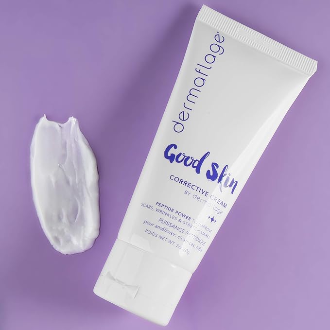 Dermaflage Acne Scar Removal Cream With Peptide Power, Fade Acne, Surgical Scars, Stretch Marks And Wrinkles With Good Skin, 2 oz.