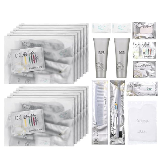 Hygiene Kit, Hygiene Kit Bulk, The Travel Hygiene Kit Is Fully Equipped, Individually Packed, Easy To Carry, Convenience Kits Suitable For Hotel, Home, Camping, Travel (PACK-25)