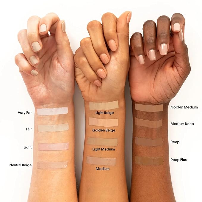 Winky Lux Peeper Perfect Under Eye Concealer, Makeup & Eye Brightener, Full Coverage Concealer for Dark Circles, Color Corrector & Eye Primer, With Collagen, Hyaluronic Acid & Vitamin E (Light Beige)