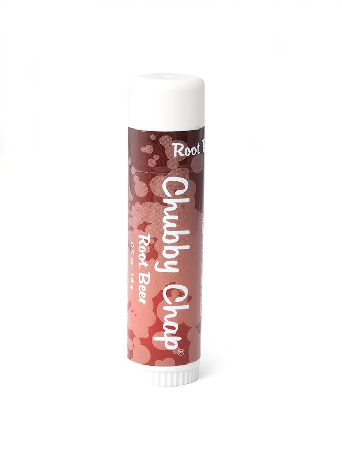 Chubby Chapstick - One (1x) Large Jumbo Chapstick Natural Chapstick - .5 Ounce Lip Balm (Rootbeer)