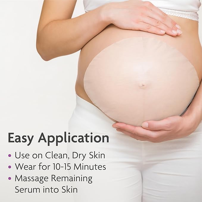 TriLASTIN Belly Masks - Belly Masks for Pregnant Women - Hydrating & Soothing for Itchy Skin - Reduces Stretch Marks - Safe for Sensitive Skin - Paraben & Phthalate-Free - Made in USA - 1 Pack