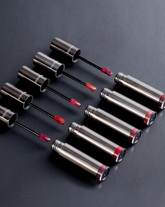 VIDIVICI Millennial Tint Glit - Transfer Proof Moisture Korean Lip Tint with Long-Lasting Color, Lightweight Water Jelly Texture, Hydrating & Smudge-Free Lip Stain, 0.13oz (02 RED TO GO)