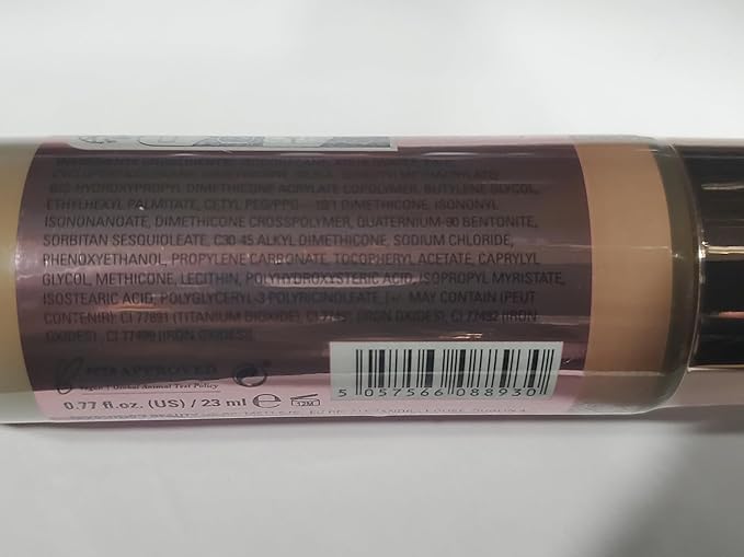 Revolution Beauty, Conceal & Define Foundation, Full Coverage, Long-Lasting Matte Finish, Vegan & Cruelty Free, F12 Medium to Dark Skin Tones, 0.8 Fl.Oz.