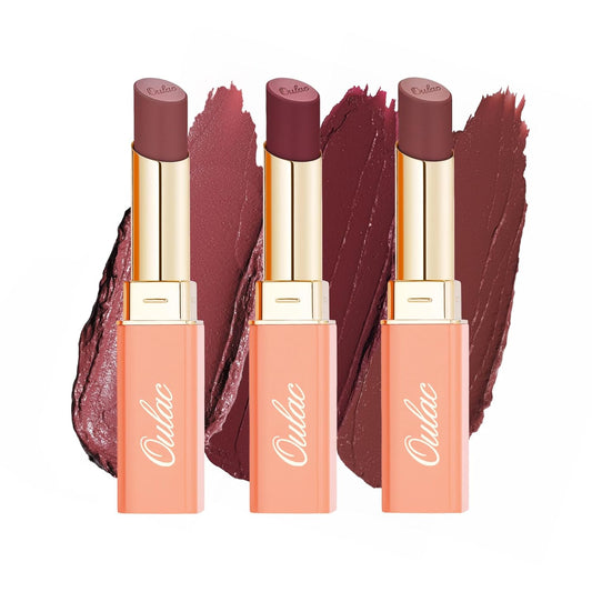 Oulac Sensual Glow Color Rich Satin Lipstick Set 1