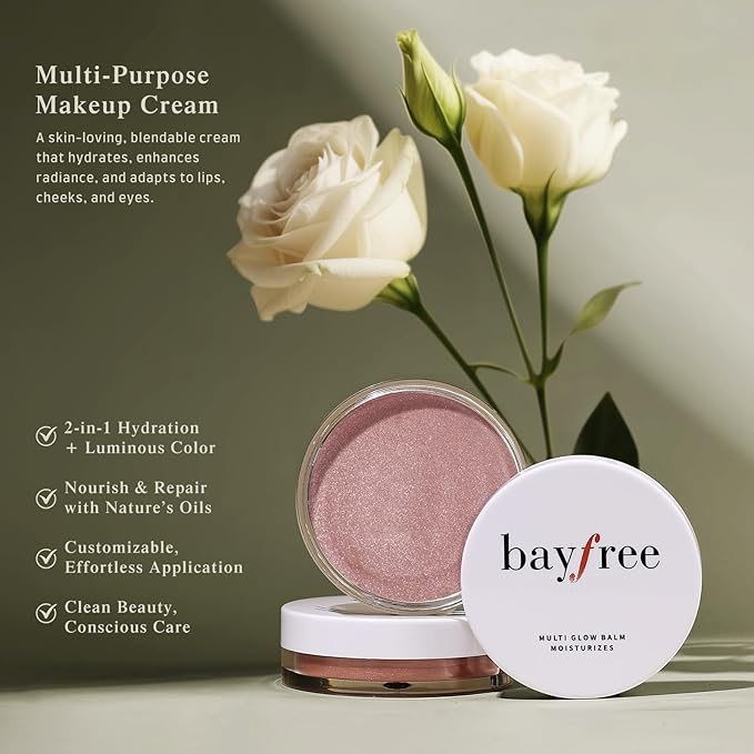 Multi Glow Balm, Cream Blush for Cheeks, Blush Balm Face Makeup, Radiant Finish, Hydrating, Creamy, Lightweight & Blendable Color, Face Makeup.63 Oz