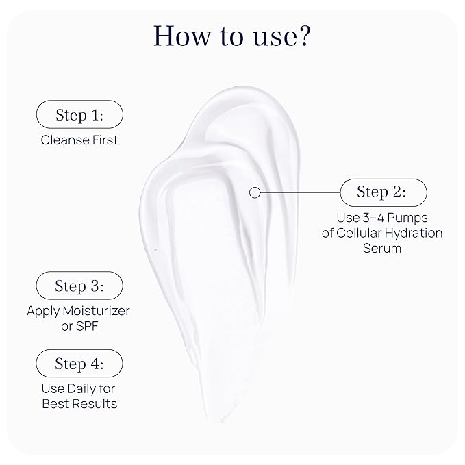 PUREANCE Organic Hydrating Serum for Face - Tremella Mushroom Stimulates Collagen and Cellular Growth, Hyaluronic Acid Serum Enhances Moisture and Nourishes Skin