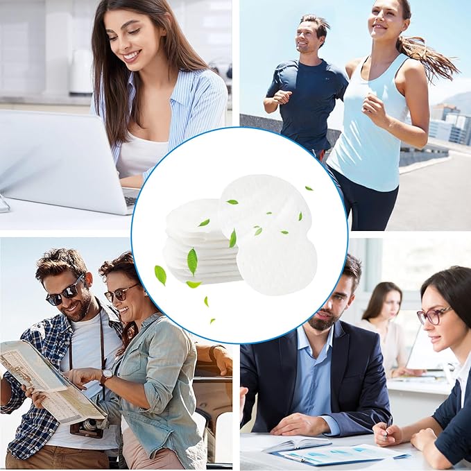 200PCS Underarm Sweat Pads for Women Men, Disposable Ultra-Absorbent Invisible Arm Pit Sweat Guards