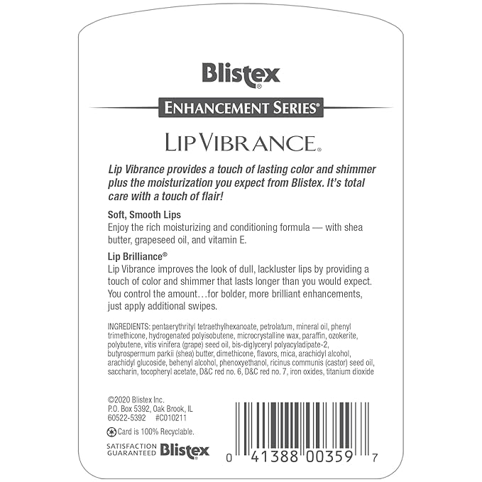Blistex Lip Vibrance Lip Protectant (Pack of 4)