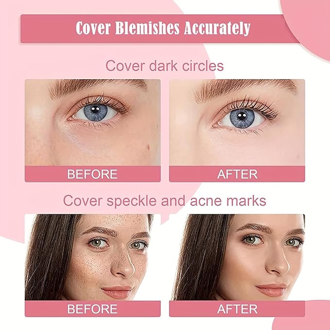 6 Colors Cream Blush Palette + 6 Colors Concealer Cream Contour Palette, Carla Secret Makeup Palette, Foundation Palette with 11 Pcs Makeup Brush Set, Long Wearing Blendable Full Coverage