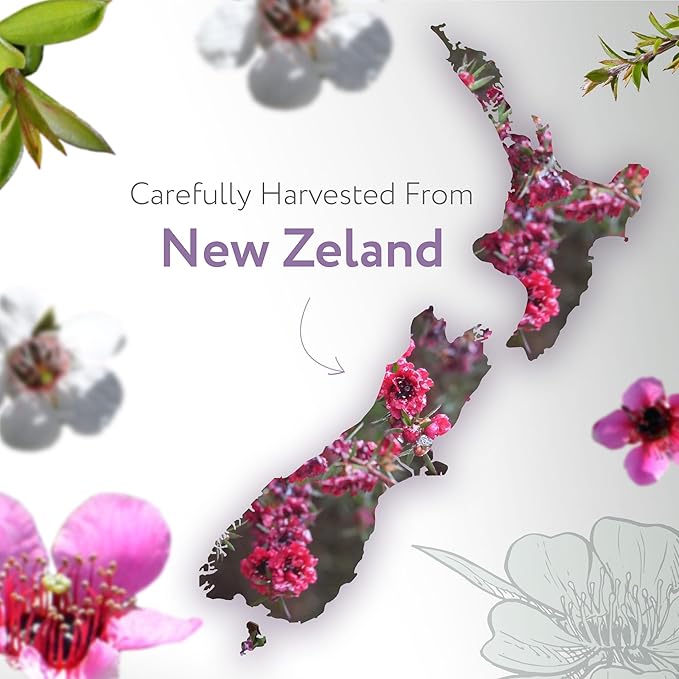 HBNO Manuka Essential Oil - 1/3 oz (10 ml) Travel Size - Natural Manuka Oil - Perfect for Cleaning, Aromatherapy, DIY, Soap and Diffuser