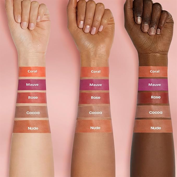 OETUIOW Lip Stain, Lip Liner, Waterproof Moisturizing Long-Lasting, Non-Stick Cup for Women All Skin Types, Black Color