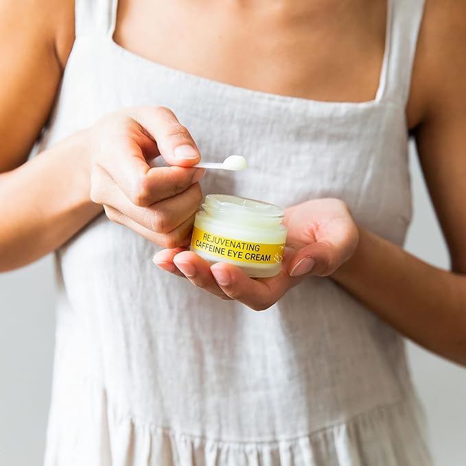 Doppeltree Caffeine Under Eye Cream Anti Aging Men and Women, for Wrinkles, Puffy Eyes and Dark Circles - Brightening & Firming, Minimize Bags, Puffiness and Fine Lines