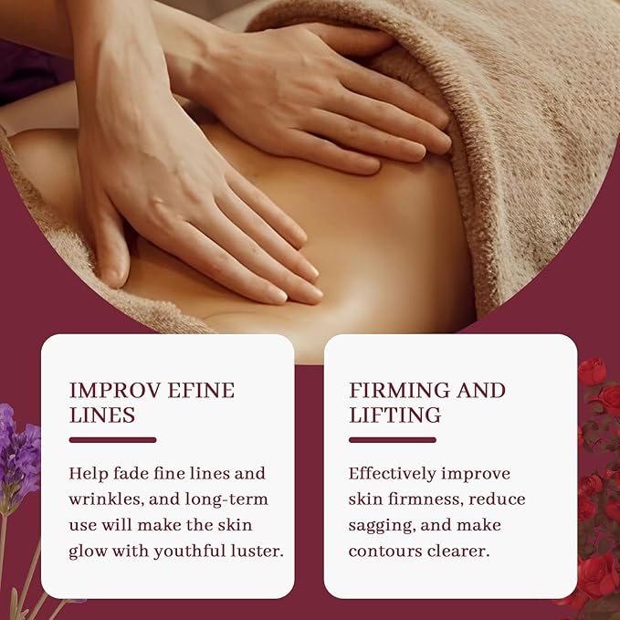 Magic Body Firming Oil, Luxury Body Oil for Crepe Skin, Tightening & Hydrating Body Oil After Shower with Vitamin E and Rosehip, Non-Greasy Body Serum Oil for Thighs, Arms, Chest, 100ML / 3.38 Fl Oz