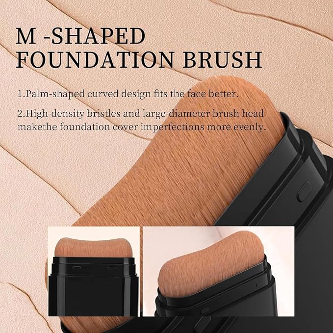 Long-Lasting Concealer Foundation Stick, Creamy Full Coverage, Hydrating Olive & Camellia Formula for Dark Circles & Blemishes, 2.09 oz (07#)
