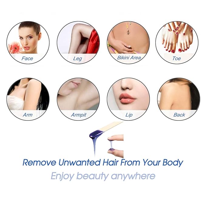 Hard Wax Beads for Hair Removal, Wax Beans for Sensitive Skin, 10 Oz/bag (Lavander), Ideal for Brazilian Waxing, Pearl Wax for Eyebrow, Bikini, Legs At Home