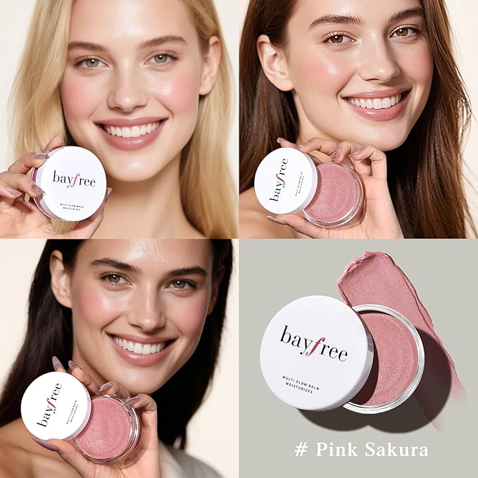 Multi Glow Balm, Cream Blush for Cheeks, Blush Balm Face Makeup, Radiant Finish, Hydrating, Creamy, Lightweight & Blendable Color, Face Makeup, 0.63 Oz