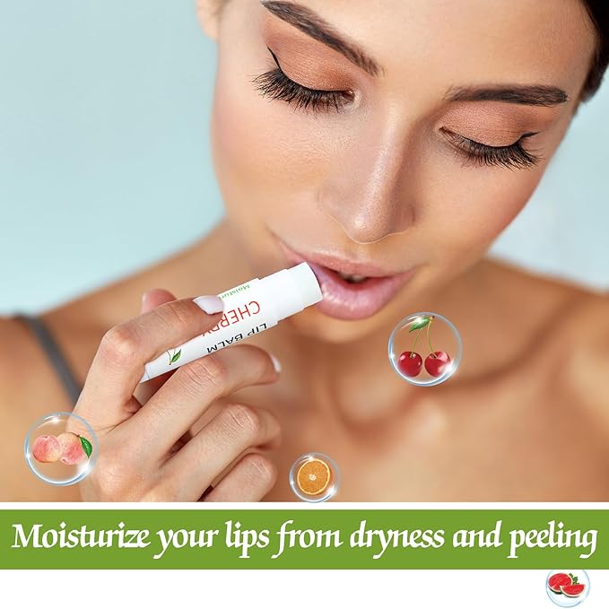 Dunzy 100 Pack Hello Fall Thanksgiving Party Gifts Bulk Lip Balms Favors Employee Appreciation Gifts Thank You Gifts Team Inspirational Gifts for Women Men Coworkers Satff Teachers(Fruit)