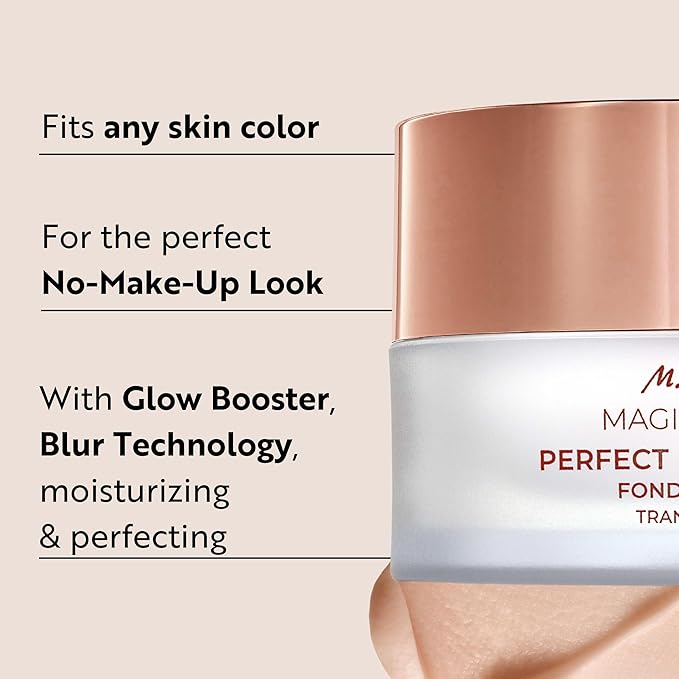 M. Asam Magic Finish Perfect Me Primer (1.01 Fl Oz) - Make-Up Hydrating Face Foundation Primer For A Flawless Skin, Ideal For Touch Ups, With Blurring Effect, Matches Various Skin Tones