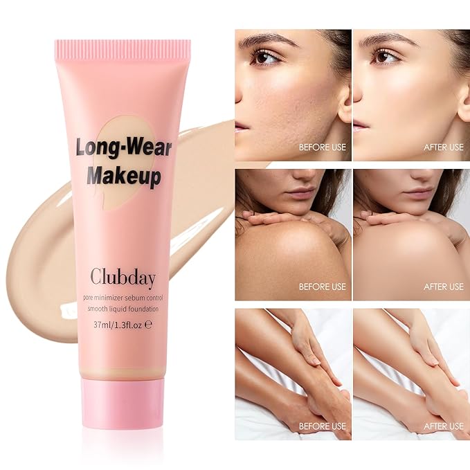 Liquid Foundation Full coverage Long-Lasting Buildable Weighless Foundation Cream Active Wear Color Stay Makeup-05