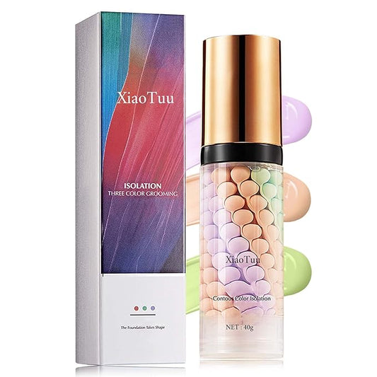 Color Correcting Facial Serum,Isolation Cream,Pore Primer,Invisible Pore,Skin Tone Correcting,Moisturizing Concealer Foundation Face Makeup Brightening Primer Base