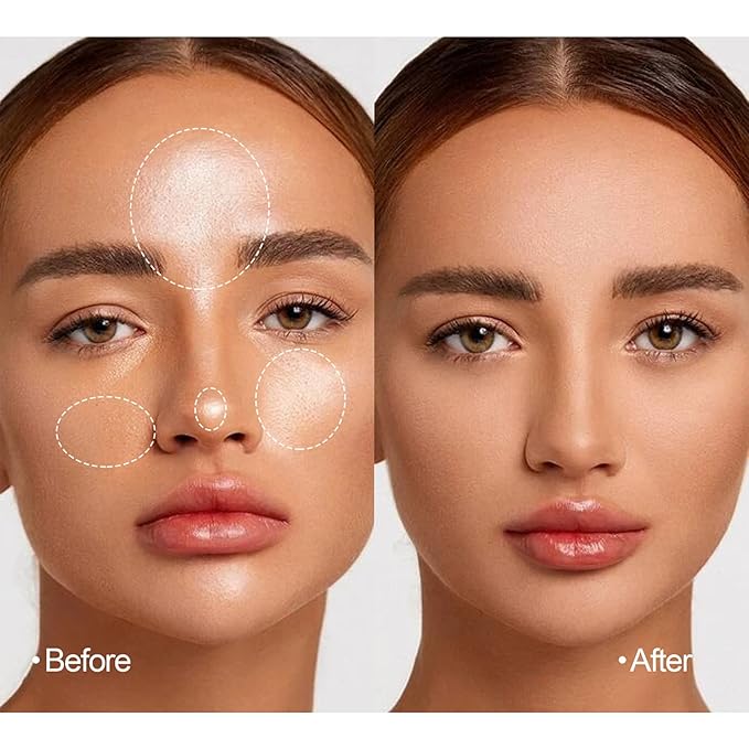 Pressed Face Powder Makeup Mineral Foundation Finishing Powder Pressed Finishing and Setting Powder Loose Setting Powder Makeup #06