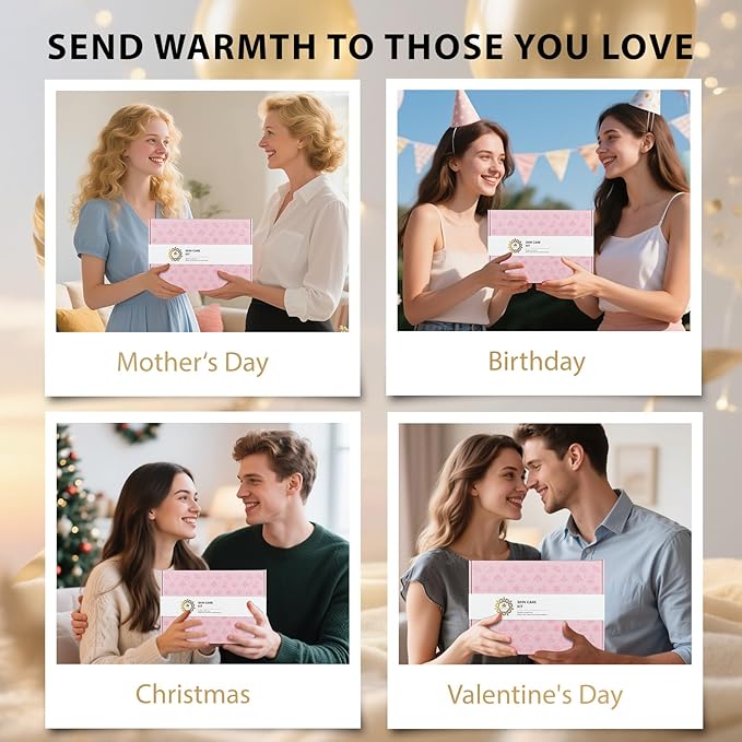 Mother's Day Gift, Spa Gifts 28pcs Rose Facial Skin Care Set for Women, Face Cream, Bath Oil, Serum, Shower Accessories - Bath and Body & Facial Kit - Birthday, Christmas, Valentine's, Bridal Shower