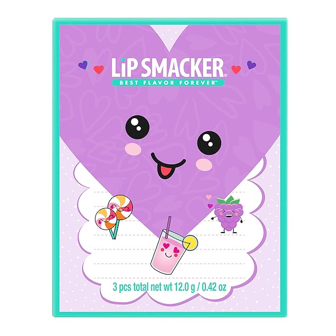 Lip Smacker Valentine's Day Collection Story Book Purple Cover