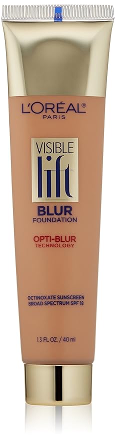 L'oreal Paris Visible Lift Blur Foundation, 205 Natural Buff, 1.3 Fluid Ounce