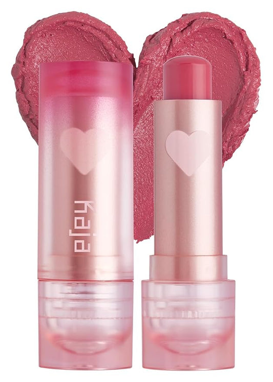 Kaja Love Blur Lip Balm - 04 Romantic Vibe | Soft & Comfort Semi-Matte Blurring Daily Color Lip Balm | Shea Butter, Avocado Oil, Citrus Unshiu Peel Extract, Vitamin E Infused |4g / 0.14oz.