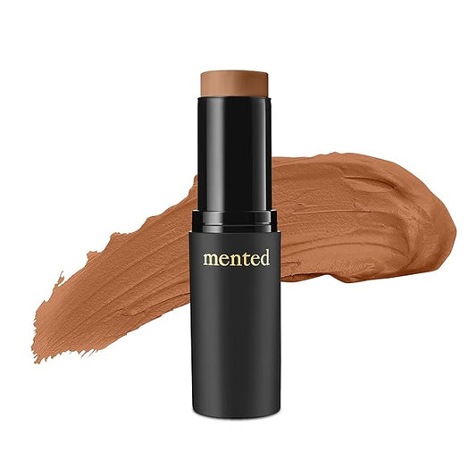 Mented Cosmetics Foundation Stick, Contour Stick, Or Concealer Stick for Medium Skin, Foundation for Black Women Makeup Stick, Dark Contour Stick, Stick Foundation Makeup Vegan and Cruelty Free, T40