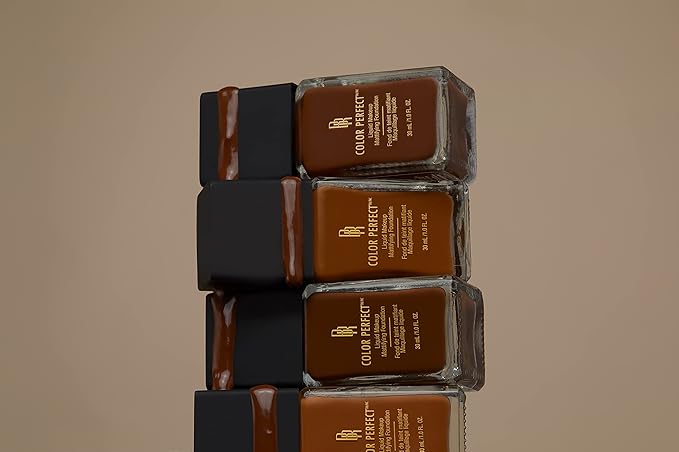 Black Radiance Color Perfect Liquid Full Coverage Foundation Makeup, Allspice, 1 Ounce (Pack of 2)