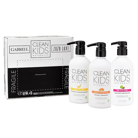Clean Kids Naturally Bath Sets (Shampoo, Conditioner, & Bubble Bath)