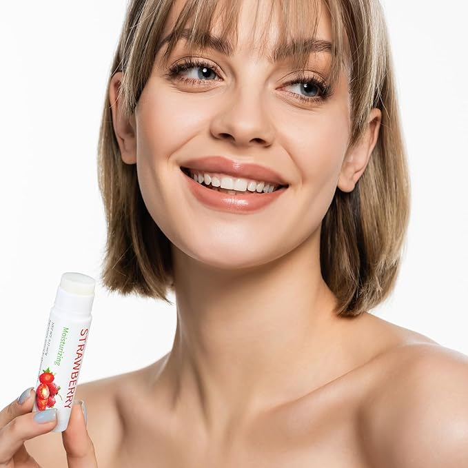 50 Pcs Fruit Flavors Lip Balm Gifts Bulk Small Thank You Gifts for Coworkers Guests Staff Customers Women Adults Wedding Bridal Baby Shower Favors Supplies Souvenirs