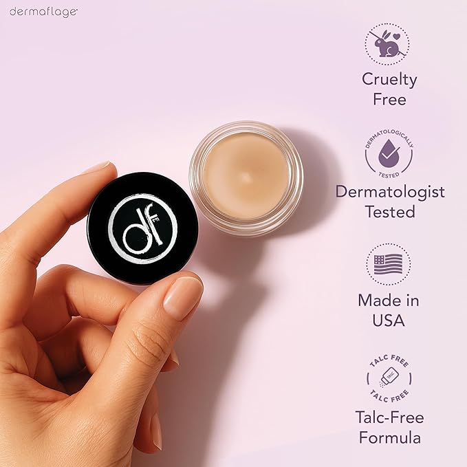 Waterproof Concealer Cream, Full Coverage Waterproof Makeup, Color Match Promise by Dermaflage, 6g/.2oz
