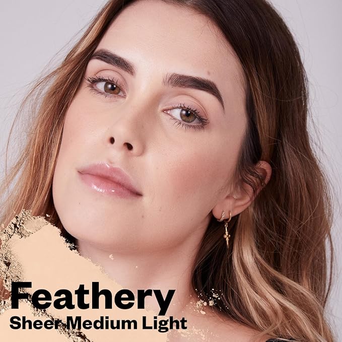 Kosas Cloud Set Face Setting Powder | Smoothing Shine Control, Soft, Sheer Setting Translucent Makeup Finish, Portable & Long-Lasting (Sheer Light Medium)