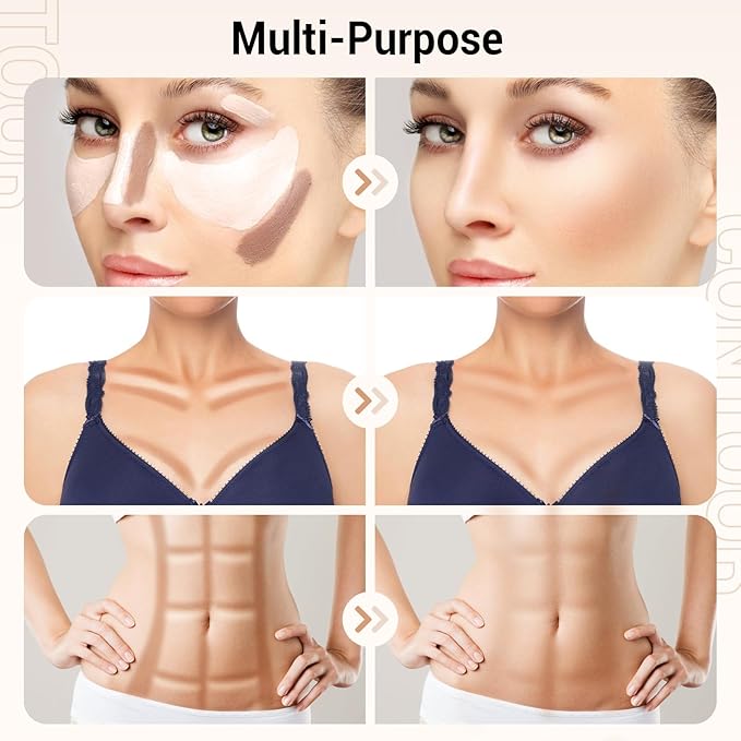 Cream Contour Stick Bronzer Highlighter Face Shaping & Contouring Matte Makeup Long Lasting Waterproof